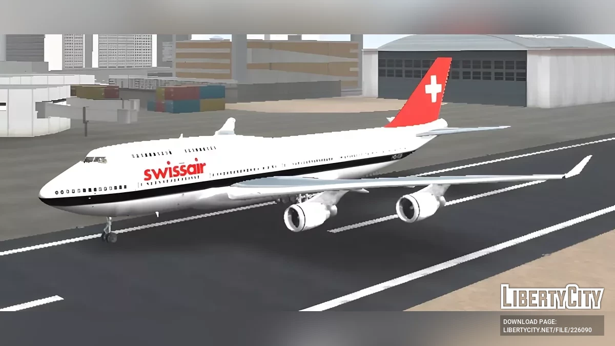 Swissair Boeing 747 / GTA San Andreas (iOS, Android)