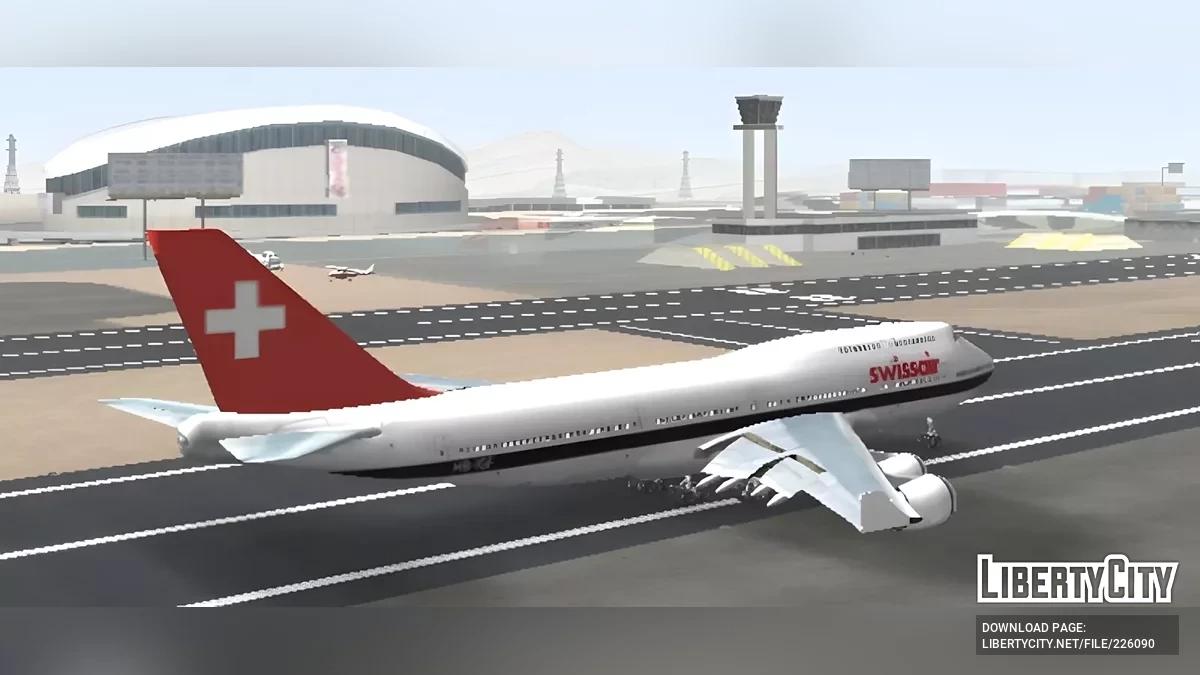 Swissair Boeing 747 / GTA San Andreas (iOS, Android)