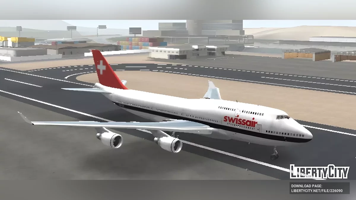 Swissair Boeing 747 / GTA San Andreas (iOS, Android)