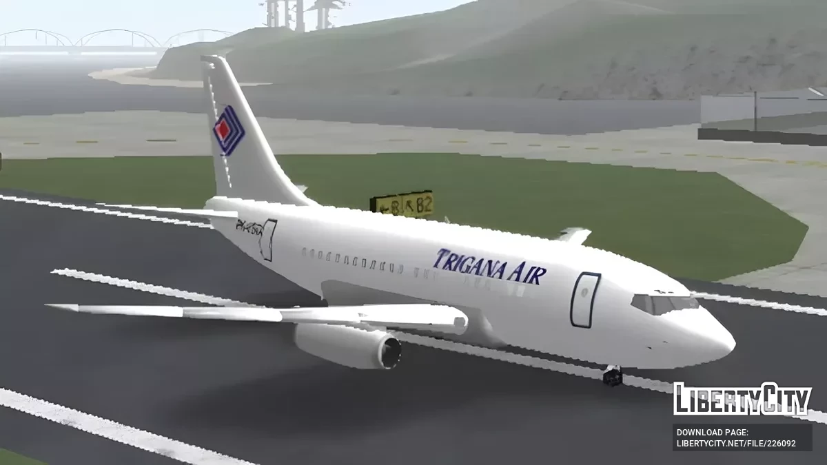 Trigana Air Boeing 737-200 / GTA San Andreas (iOS, Android)