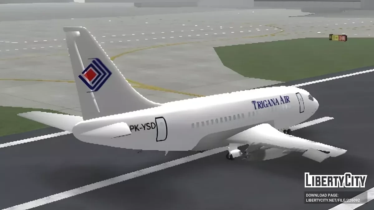 Trigana Air Boeing 737-200 / GTA San Andreas (iOS, Android)