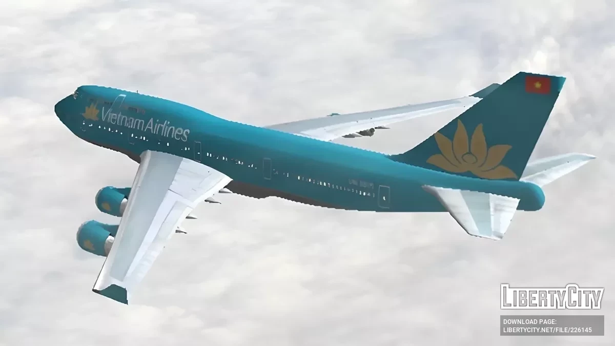Vietnam Airlines Boeing 747 / GTA San Andreas (iOS, Android)