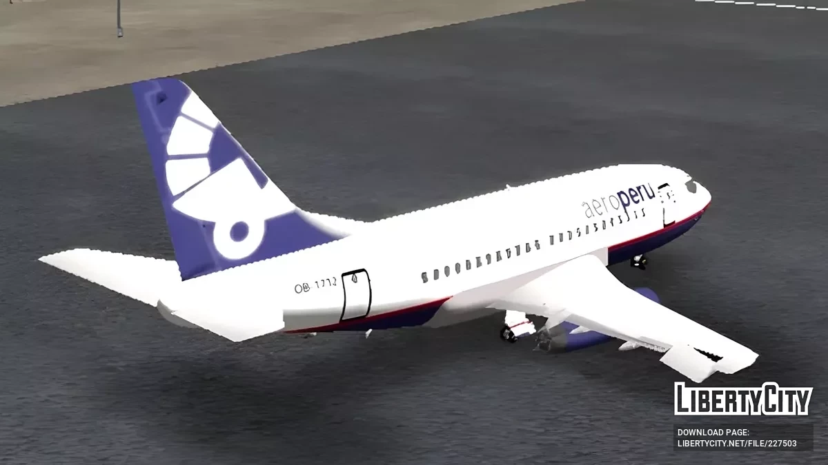 Aeroperu Boeing 737-200 / GTA San Andreas (iOS, Android)