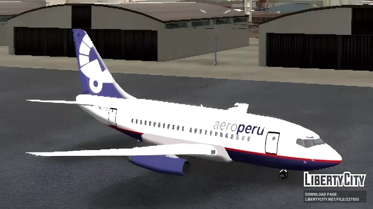 Aeroperu Boeing 737-200 / GTA San Andreas (iOS, Android)