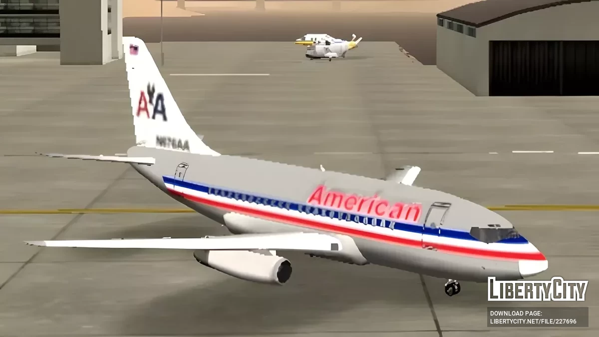 American Airlines Boeing 737-200 / GTA San Andreas (iOS, Android)
