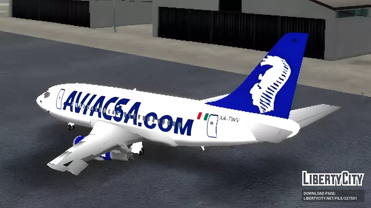 Aviacsa new livery Boeing 737-200 / GTA San Andreas (iOS, Android)