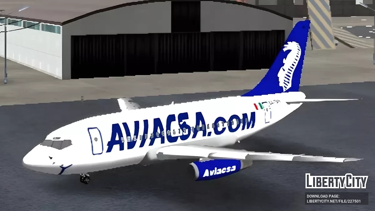 Aviacsa new livery Boeing 737-200 / GTA San Andreas (iOS, Android)