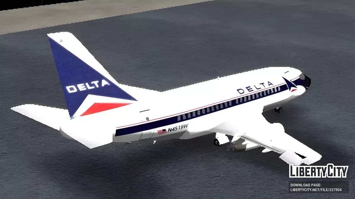 Delta Airlines Boeing 737-200 / GTA San Andreas (iOS, Android)