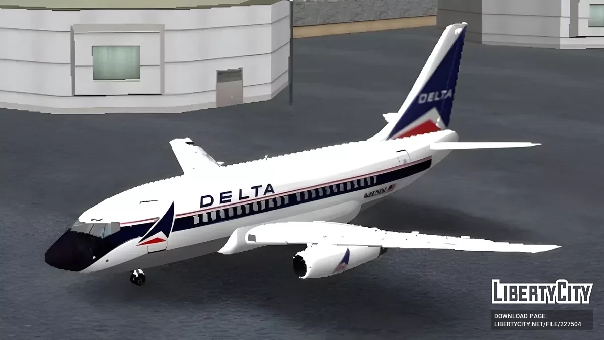 Delta Airlines Boeing 737-200 / GTA San Andreas (iOS, Android)