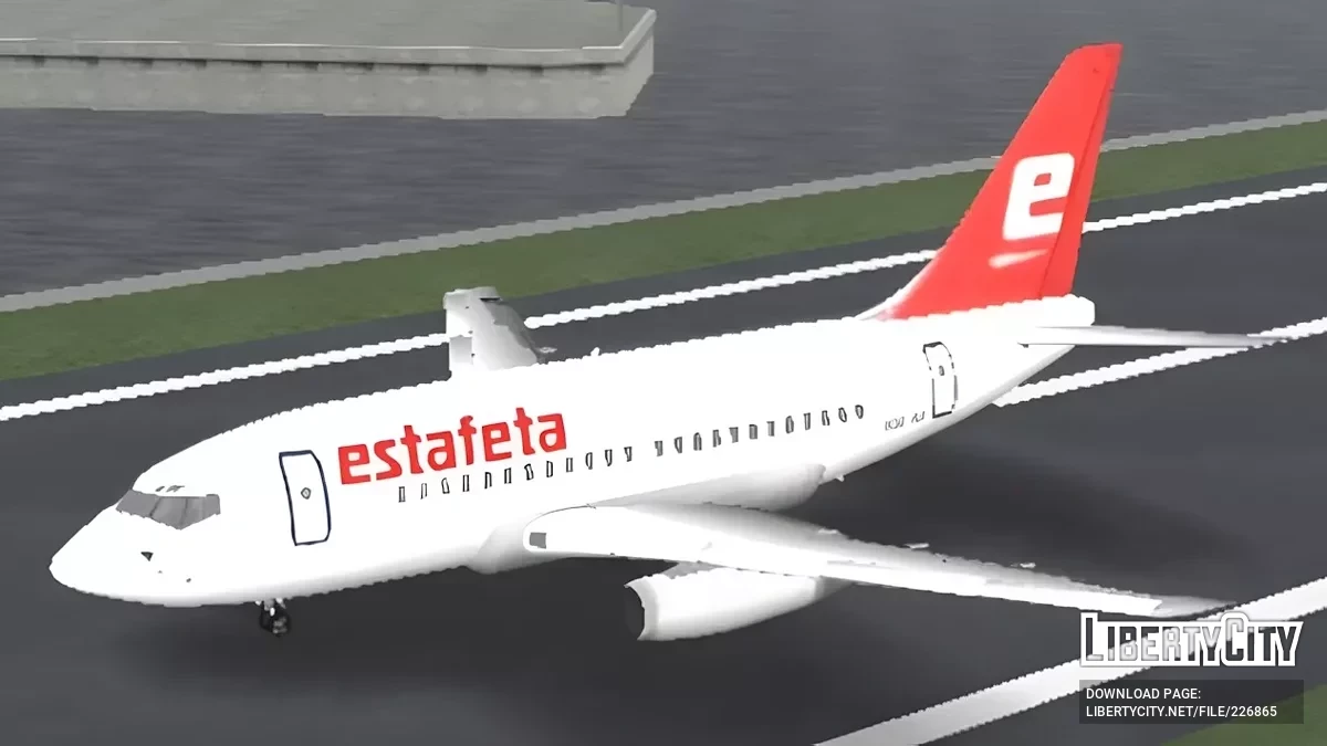 Estafeta Boeing 737-200 / GTA San Andreas (iOS, Android)