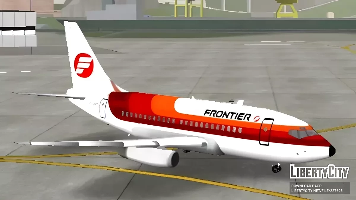 Frontier Airlines Boeing 737-200 / GTA San Andreas (iOS, Android)