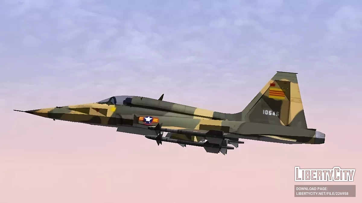 Northrop F-5 South Vietnam Air Force (PC/Mobile) / GTA San Andreas (iOS, Android)