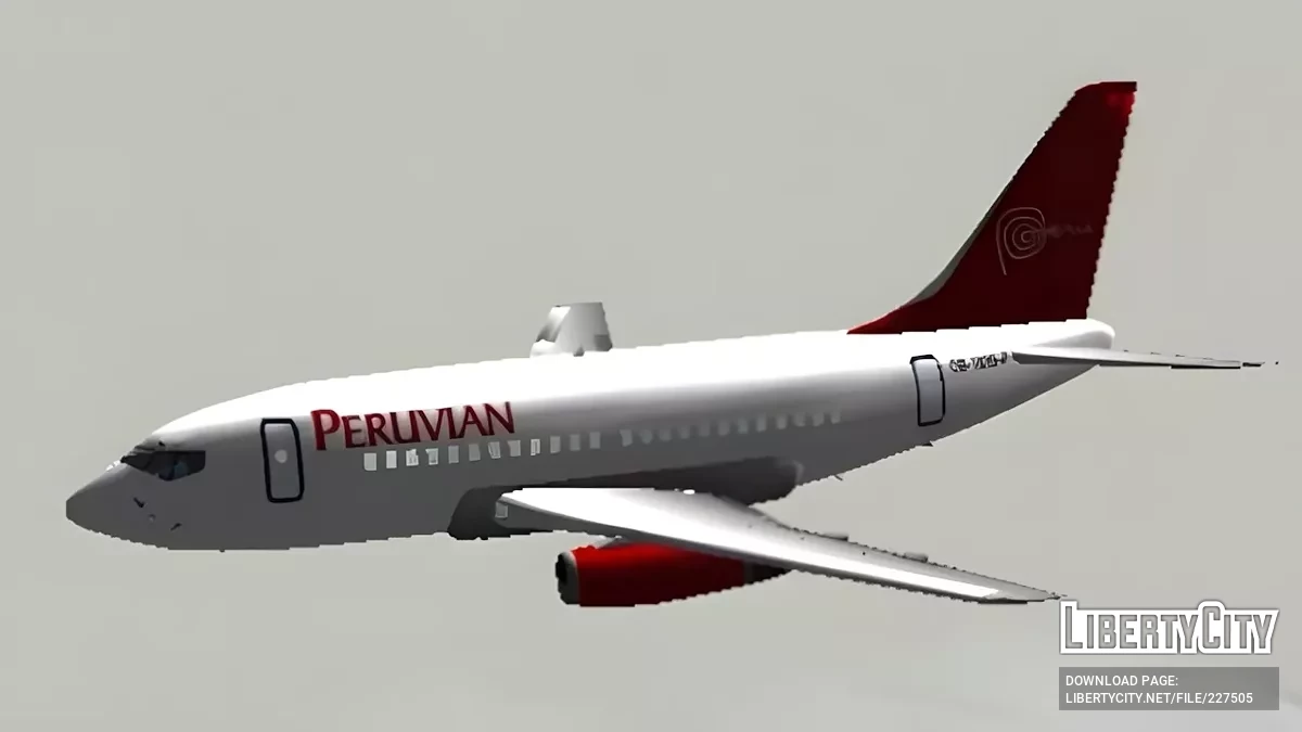 Peruvian Airlines Boeing 737-200 / GTA San Andreas (iOS, Android)