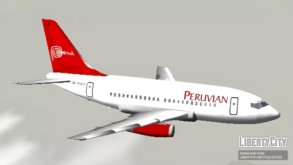 Peruvian Airlines Boeing 737-200 / GTA San Andreas (iOS, Android)