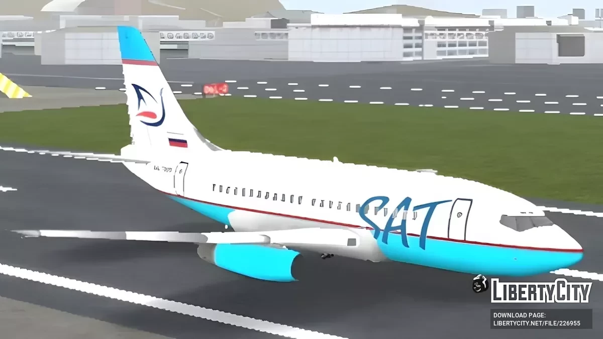 Sat Airlines Boeing 737-200 / GTA San Andreas (iOS, Android)