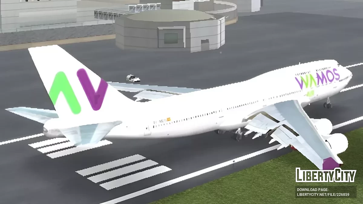 Wamos Air Boeing 747 / GTA San Andreas (iOS, Android)