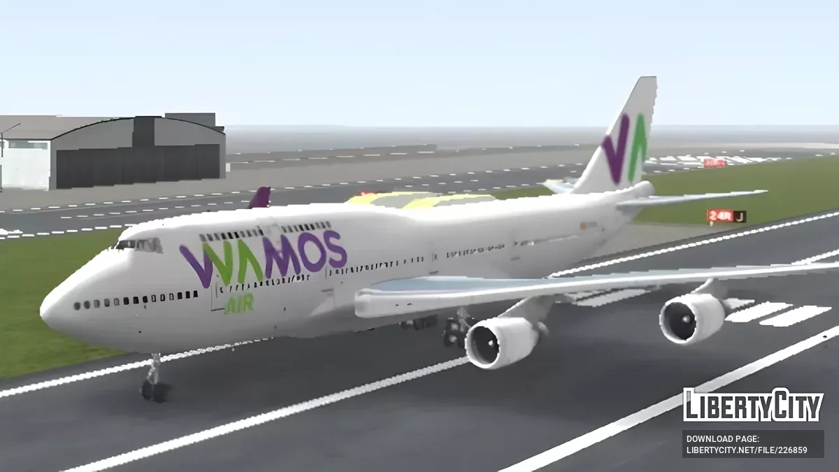 Wamos Air Boeing 747 / GTA San Andreas (iOS, Android)