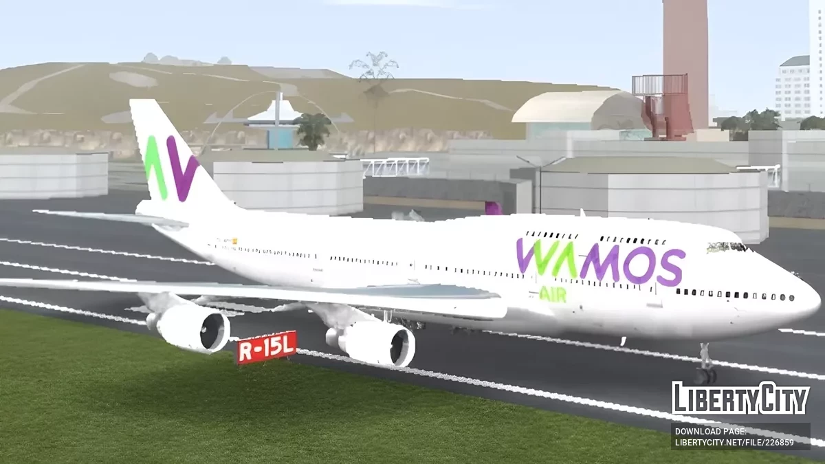 Wamos Air Boeing 747 / GTA San Andreas (iOS, Android)