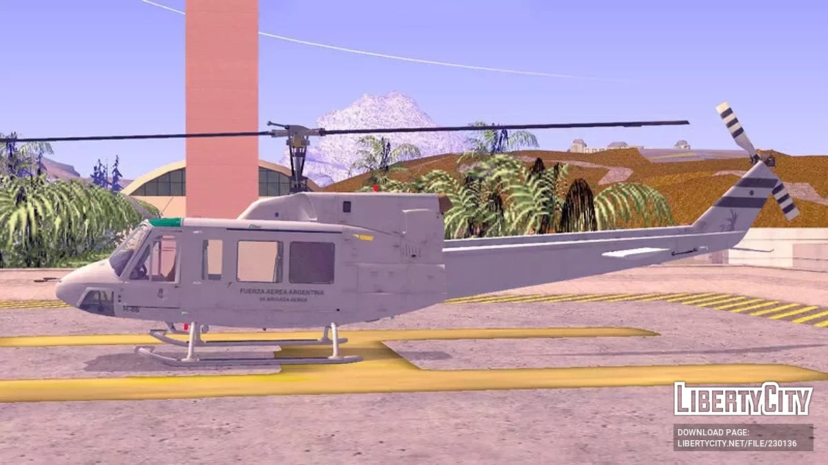 Bell 212 Fuerza Aérea Argentina / GTA San Andreas (iOS, Android)