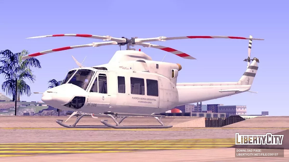 Bell 412 Fuerza Aérea Argentina / GTA San Andreas (iOS, Android)