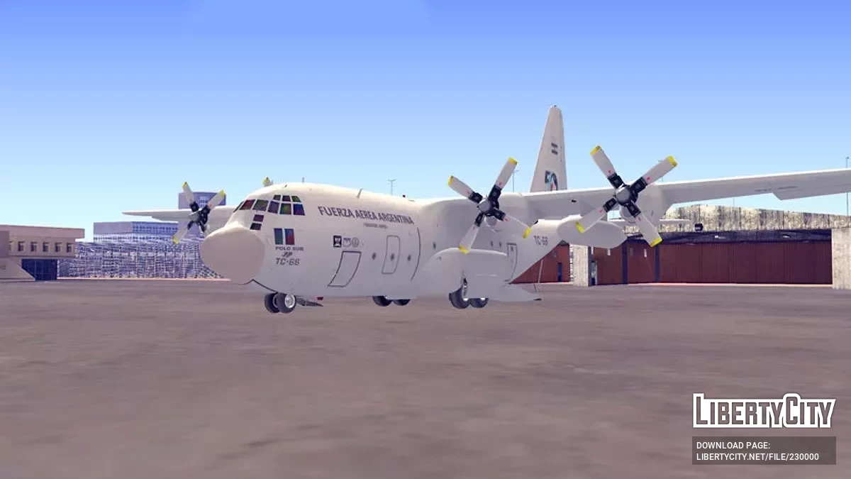 C-130 Fuerza Aérea Argentina / GTA San Andreas (iOS, Android)