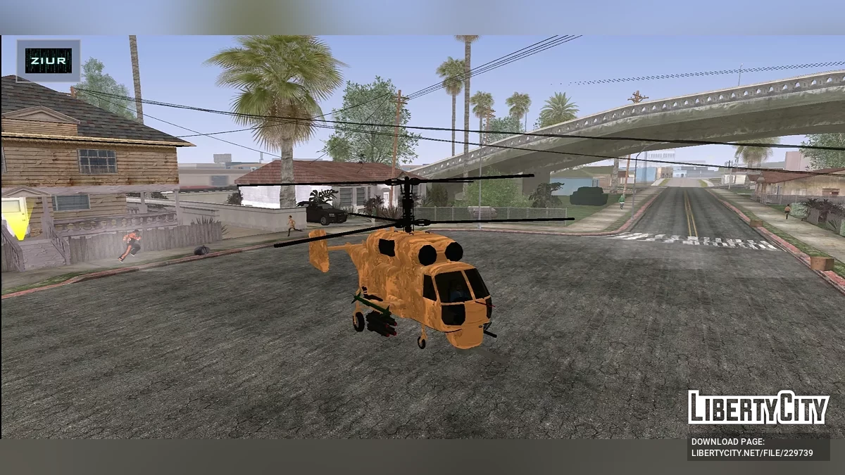 KA-52 Хеликс [Только DFF] / GTA San Andreas (iOS, Android)