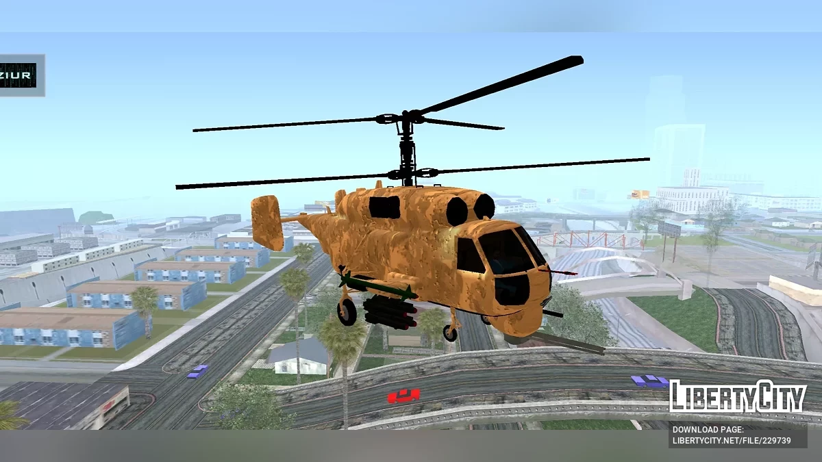 KA-52 Хеликс [Только DFF] / GTA San Andreas (iOS, Android)