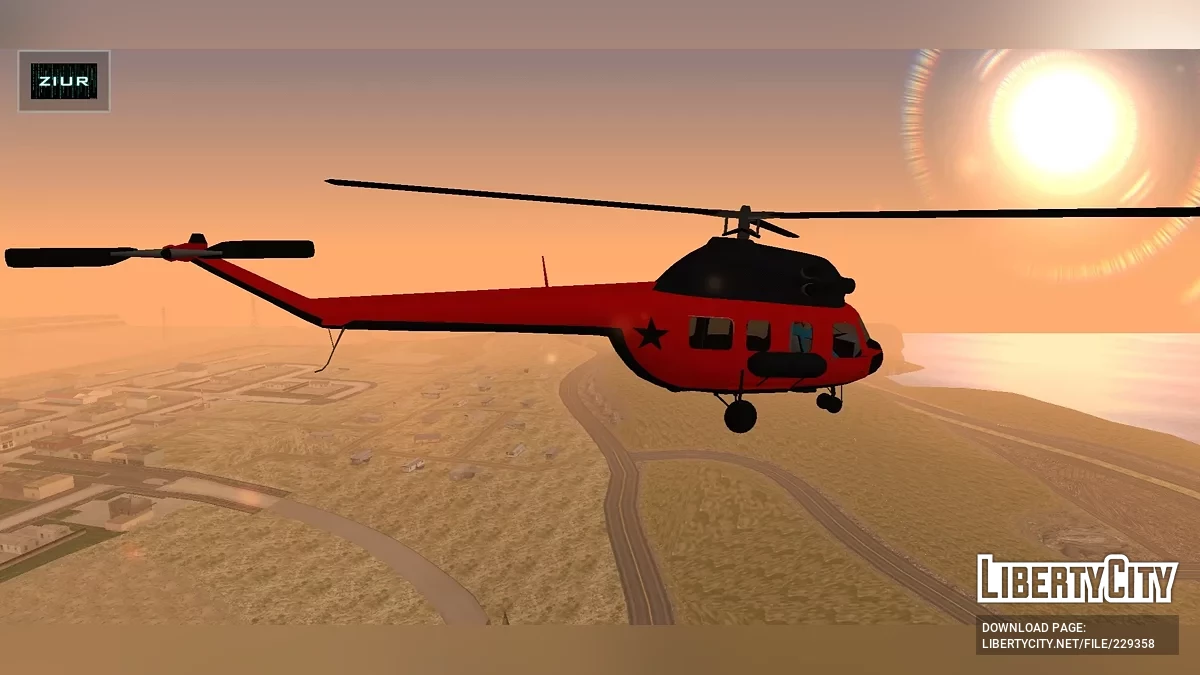 МИ-8 [Только DFF] / GTA San Andreas (iOS, Android)