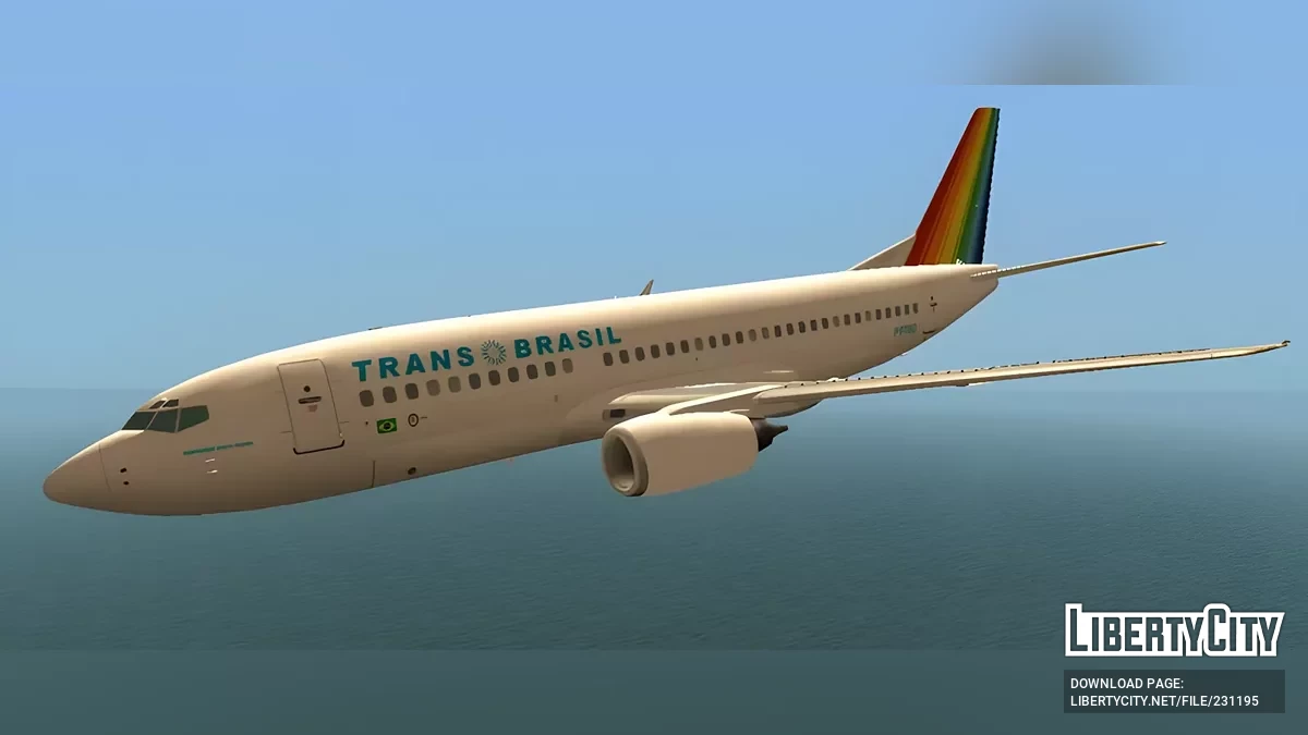 Boeing 737-300 — TransBrasil Airlines / GTA San Andreas (iOS, Android)