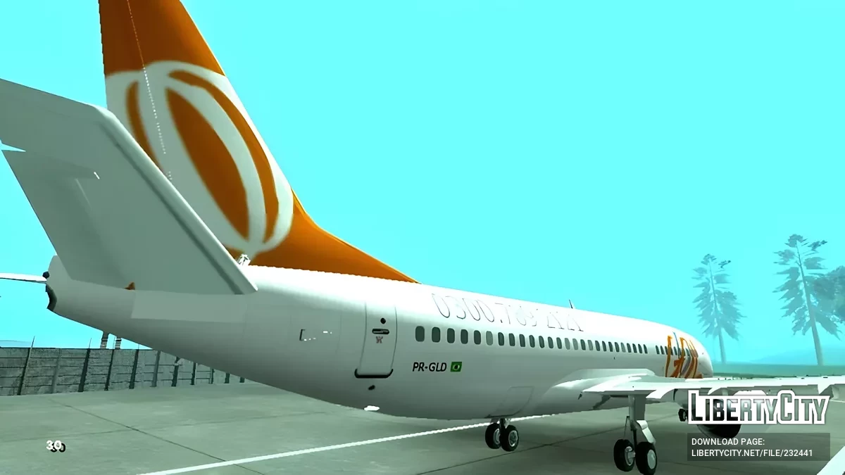 Boeing 737-300 GOL Airlines / GTA San Andreas (iOS, Android)