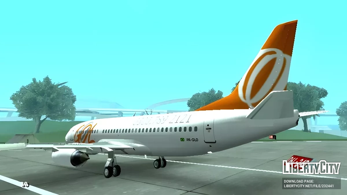 Boeing 737-300 GOL Airlines / GTA San Andreas (iOS, Android)