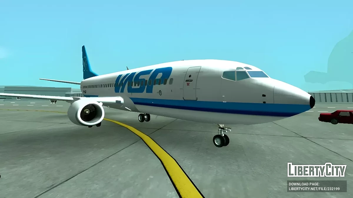 Boeing 737-300 VASP Airlines / GTA San Andreas (iOS, Android)