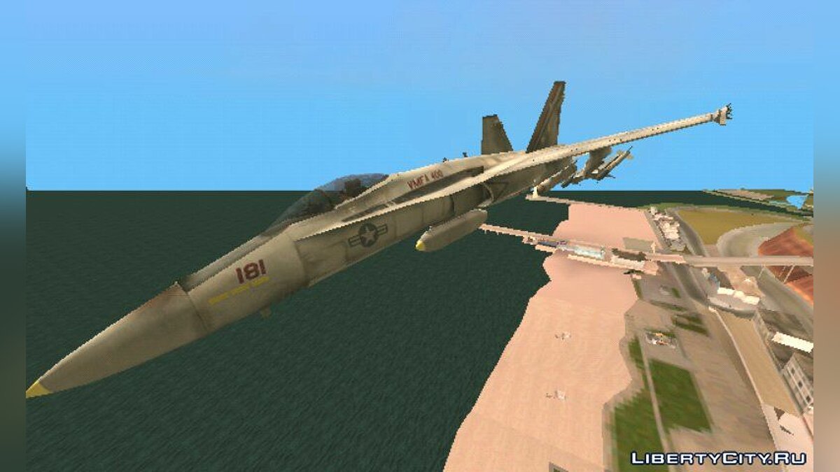 F-18 Hornet для GTA San Andreas (iOS, Android) - Картинка #1