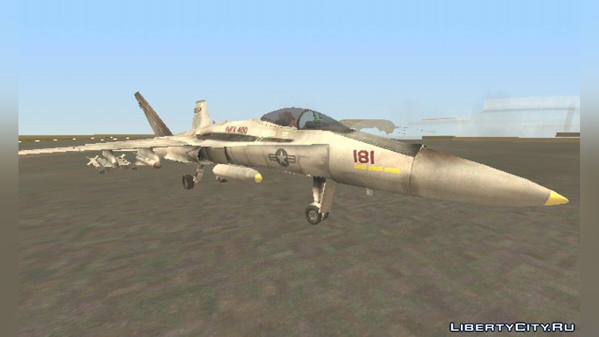 F-18 Hornet для GTA San Andreas (iOS, Android) - Картинка #3