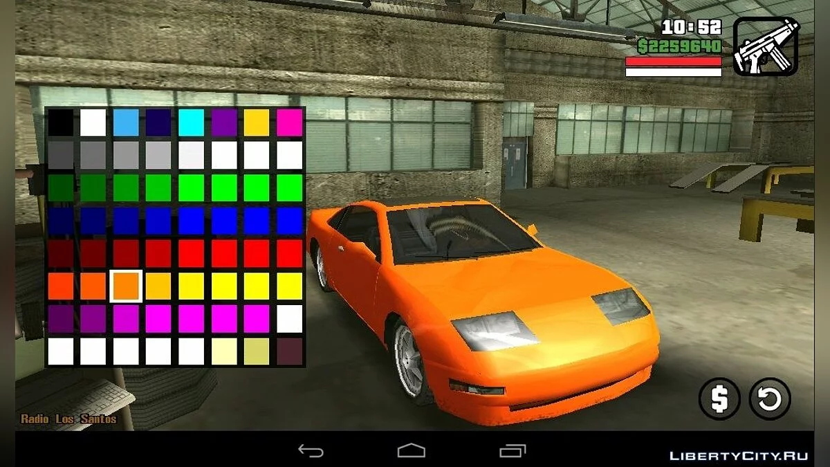 Новые цвета автомобилей (Android) / GTA San Andreas (iOS, Android)