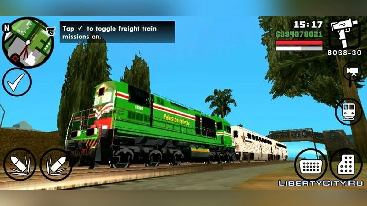 Пакистанский поезд / GTA San Andreas (iOS, Android)
