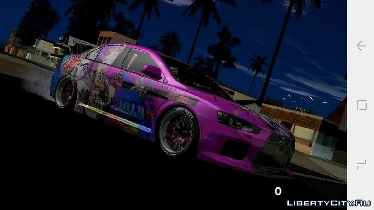 Mitsubishi Lancer Evo Remap / GTA San Andreas (iOS, Android)
