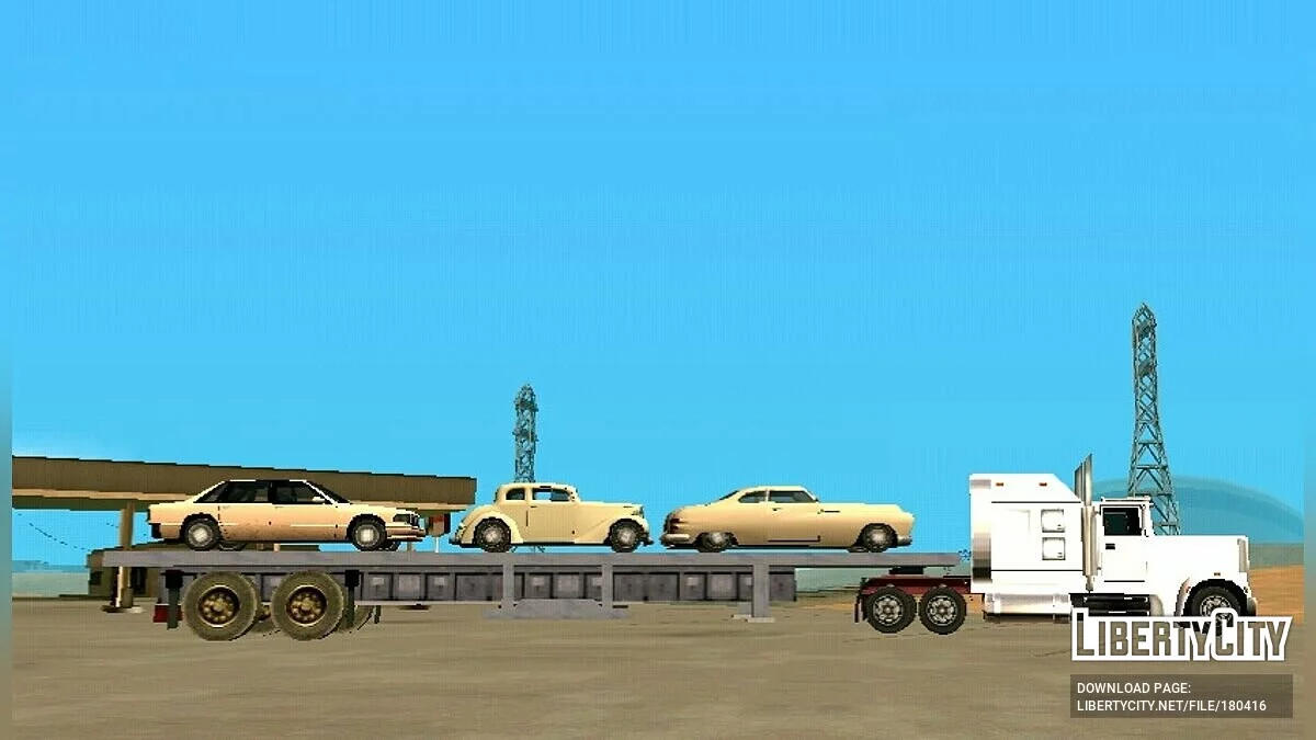 Буксируемый статический прицеп / GTA San Andreas (iOS, Android)