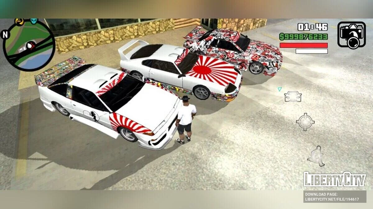 Stickerbomb Paintjobs / GTA San Andreas (iOS, Android)