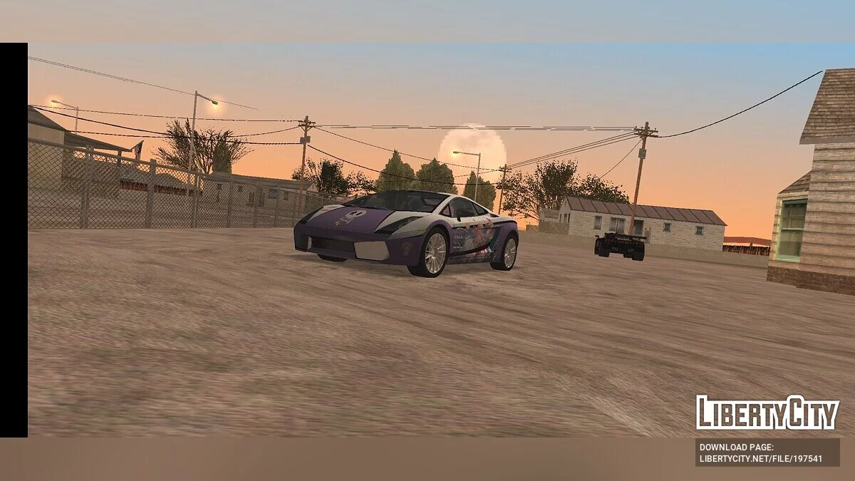 Винил с Azur Lane и Dead Or Alive для Lamborghini Gallardo / GTA San Andreas (iOS, Android)