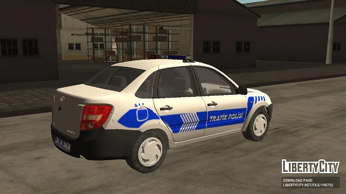 Лада Гранта - ДПС Турции / GTA San Andreas (iOS, Android)