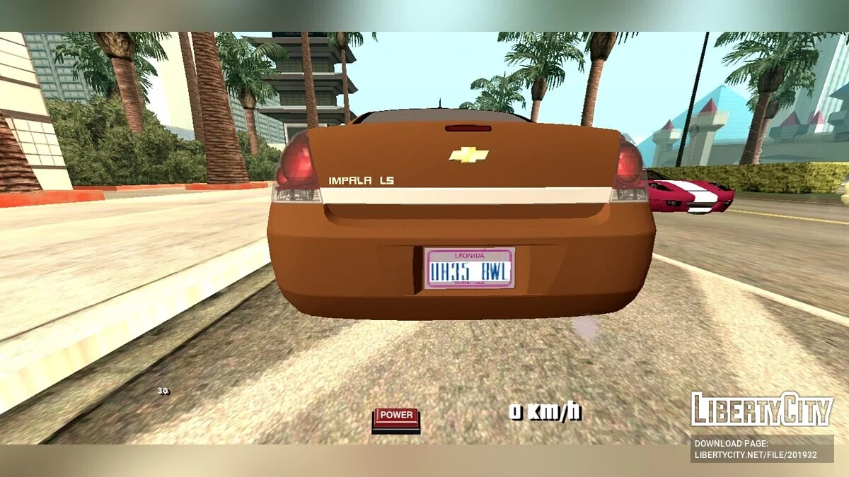 Номерной знак штата Леонида из GTA 6 / GTA San Andreas (iOS, Android)
