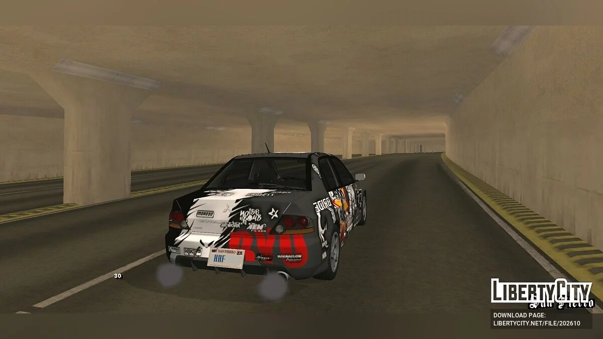 Mitsubishi Lancer Evo IX из NFS Prostreet / GTA San Andreas (iOS, Android)
