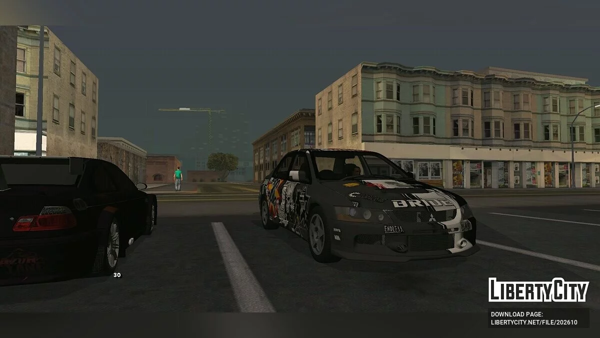 Mitsubishi Lancer Evo IX из NFS Prostreet / GTA San Andreas (iOS, Android)