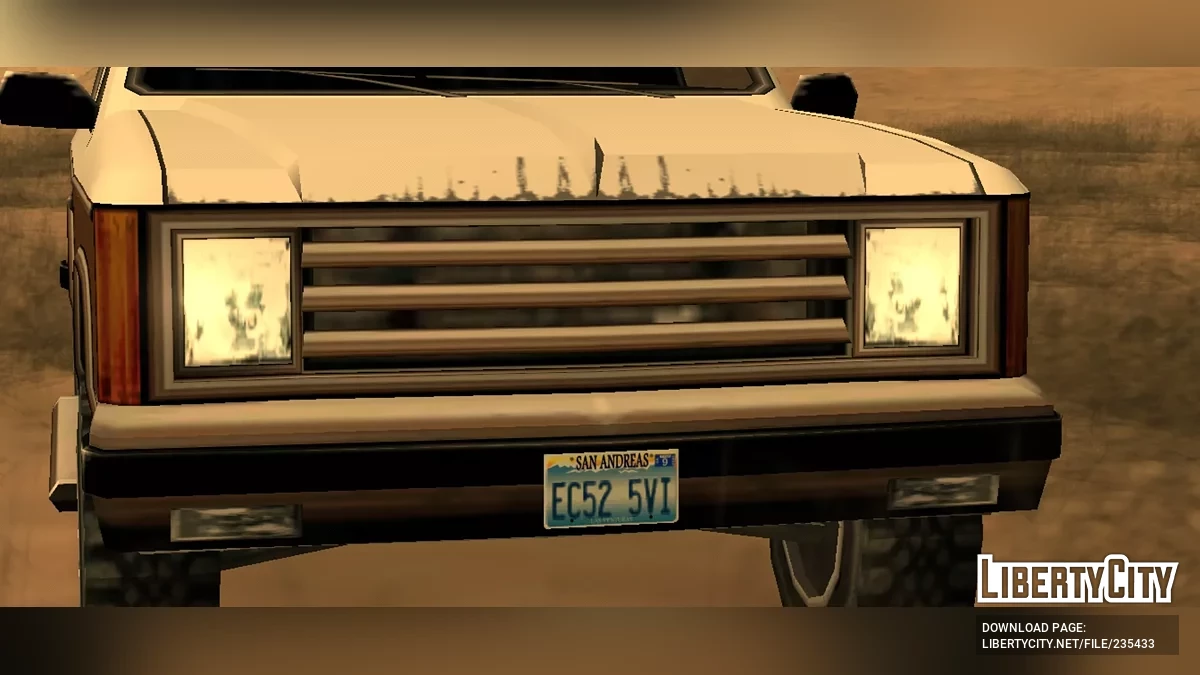 Улучшенные номерные знаки / GTA San Andreas (iOS, Android)