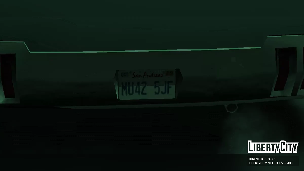 Улучшенные номерные знаки / GTA San Andreas (iOS, Android)