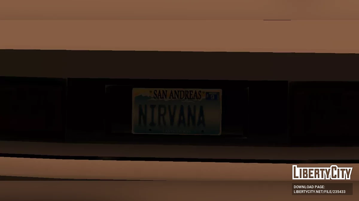 Улучшенные номерные знаки / GTA San Andreas (iOS, Android)