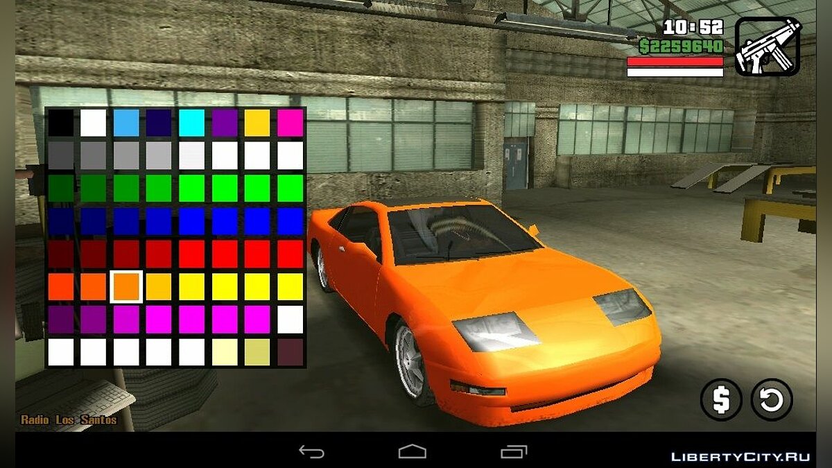 New car colors (Android) for GTA San Andreas (iOS, Android) - Картинка #2