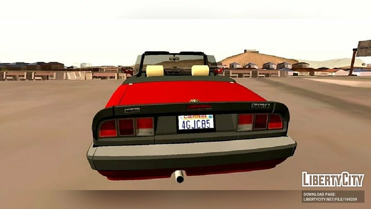 Alfa Romeo 115 Spider 1986 / GTA San Andreas (iOS, Android)