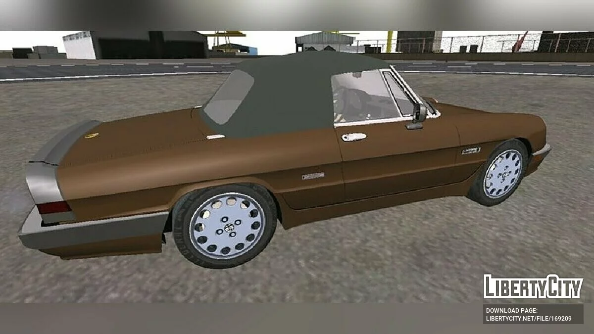 Alfa Romeo 115 Spider 1986 / GTA San Andreas (iOS, Android)